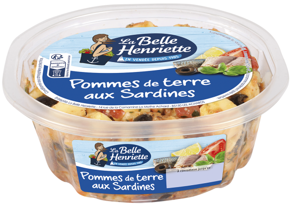 Salade de Pommes de terre aux sardines & tomates